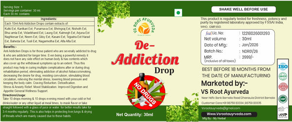 De-Addiction Drop