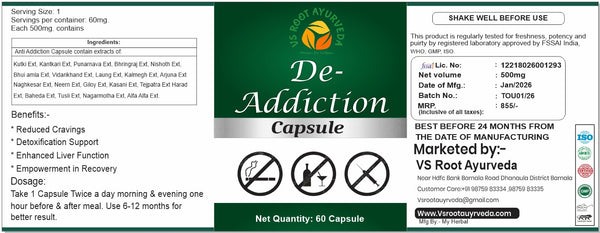 De-Addiction capsule